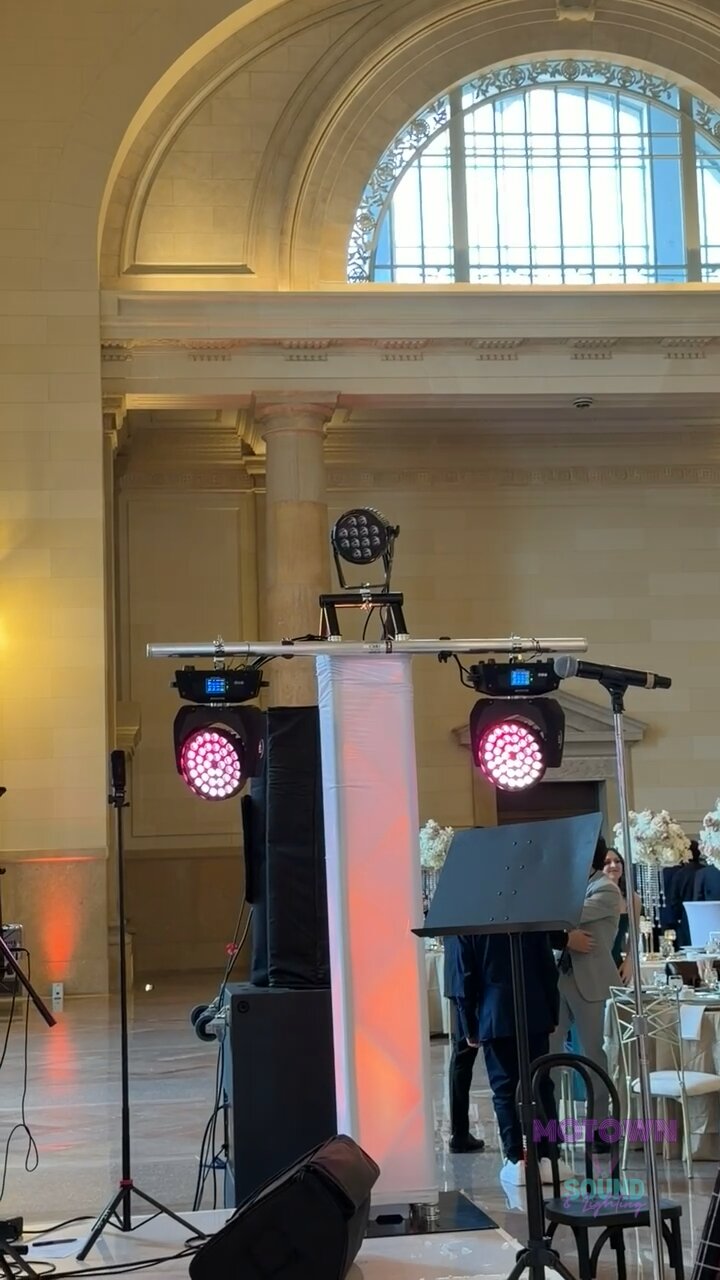 Moving lights show