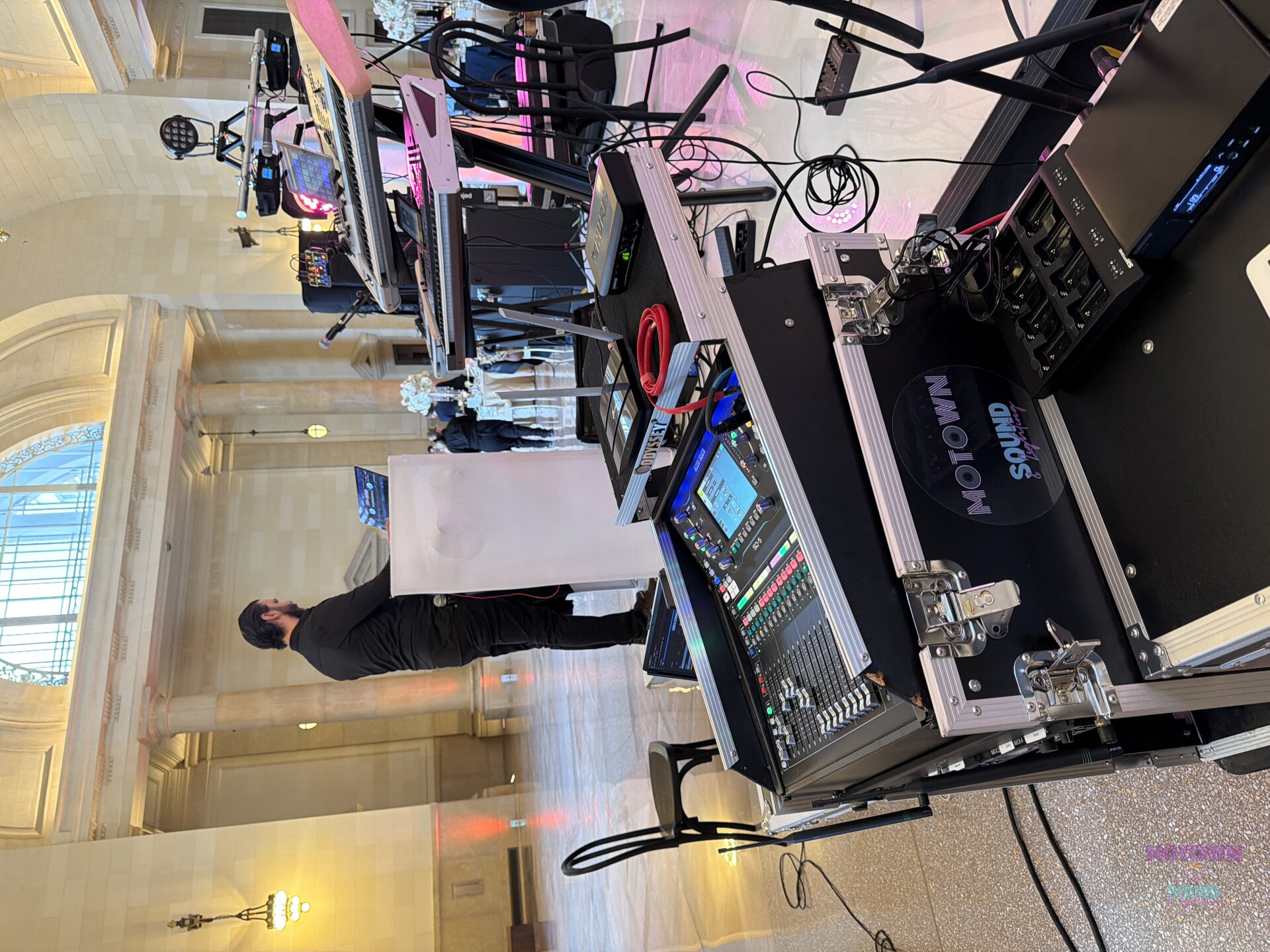 Live sound setup