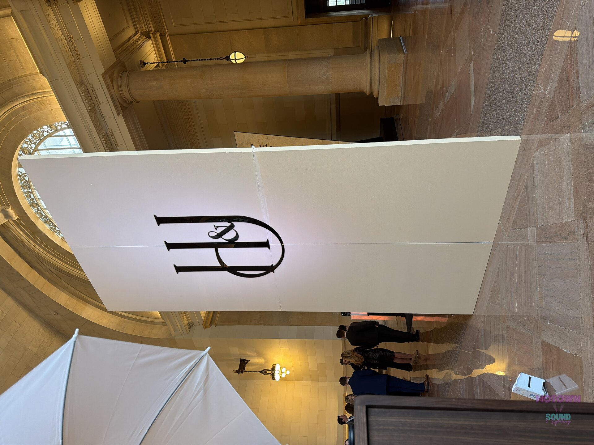 Uplighting at event